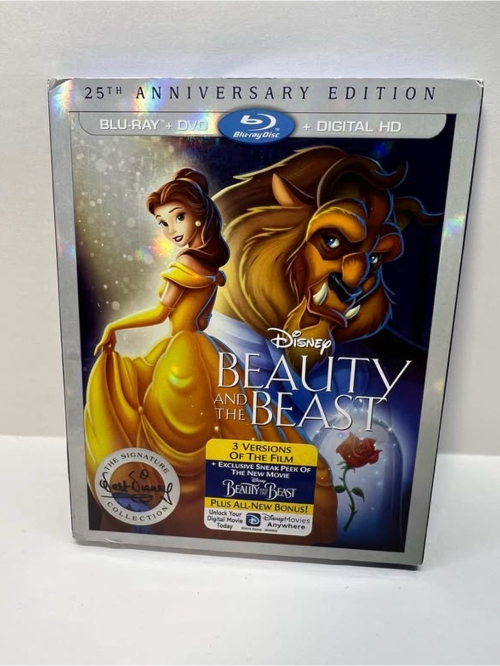 Beauty and the Beast: 25th Anniversary Edition (Blu-ray/DVD, 2016)